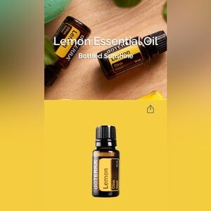 doTERRA Lemon Essential Oil with Yellow Label